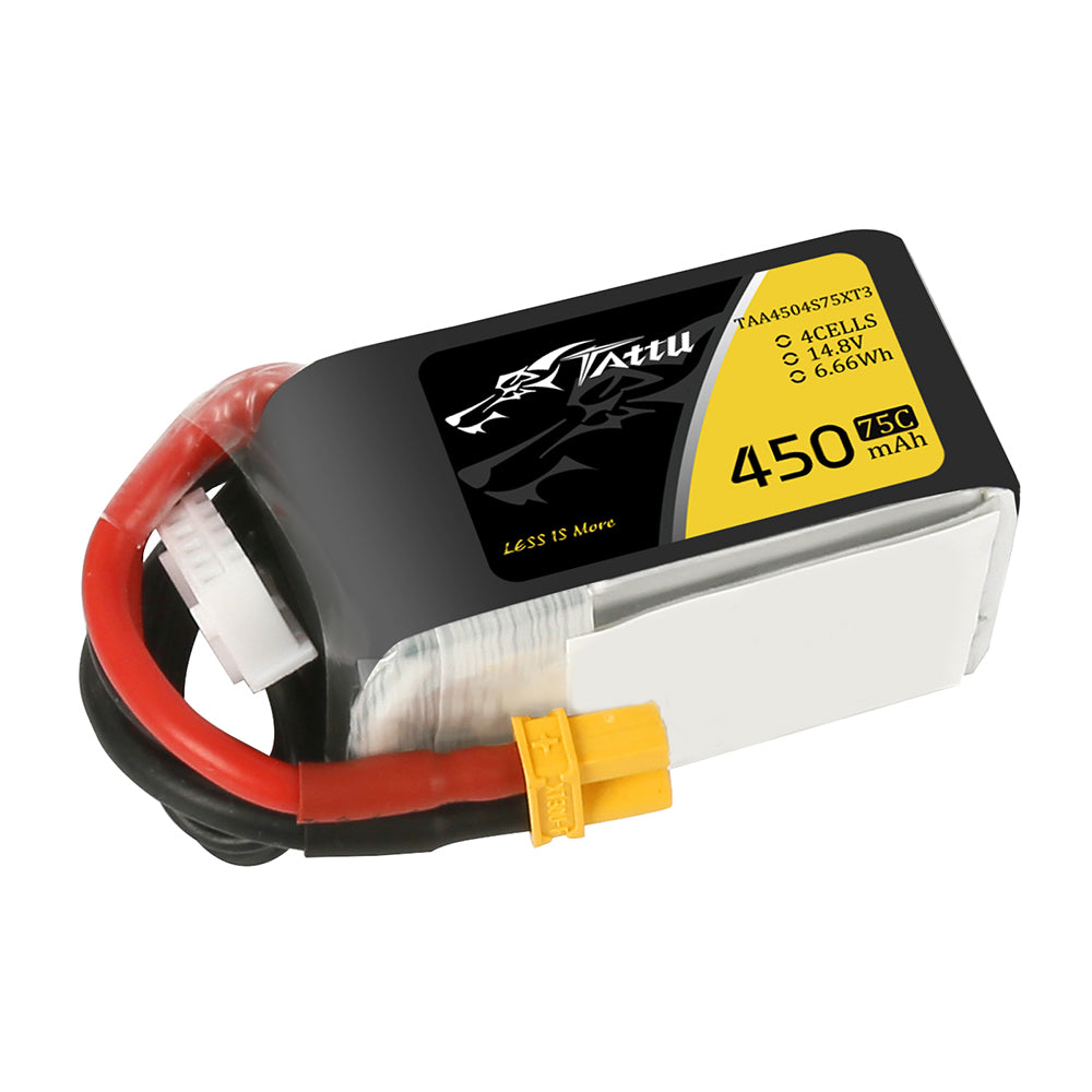 Tattu 450mAh 4s 75-150c Lipo Battery Pack