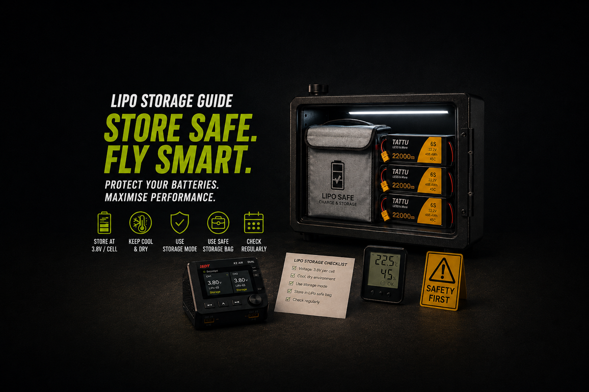 LiPo Storage Guide: How to Store UAV Batteries Safely