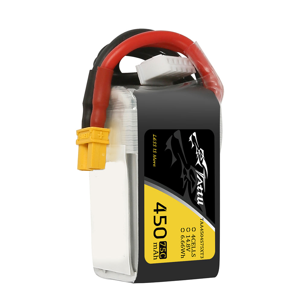 Tattu 450mAh 4s 75-150c Lipo Battery Pack